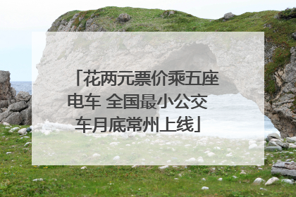 花两元票价乘五座电车 全国最小公交车月底常州上线