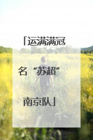 运满满冠名“苏超”南京队