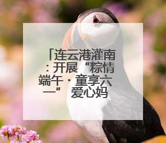 连云港灌南：开展“粽情端午・童享六一” 爱心妈妈结对关爱系列活动