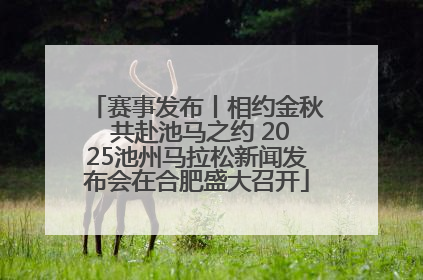 赛事发布丨相约金秋 共赴池马之约 2025池州马拉松新闻发布会在合肥盛大召开