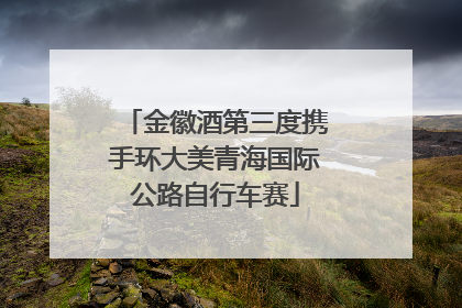 金徽酒第三度携手环大美青海国际公路自行车赛