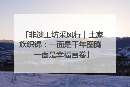 非遗工坊采风行｜土家族织锦：一面是千年图腾 一面是幸福画卷