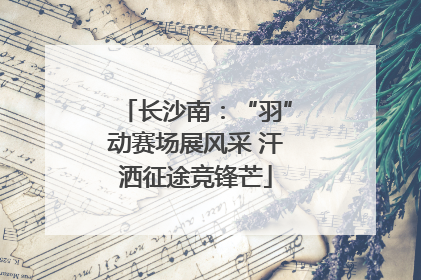 长沙南：“羽”动赛场展风采 汗洒征途竞锋芒