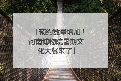 预约数量增加！河南博物院暑期文化大餐来了