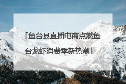 鱼台县直播电商点燃鱼台龙虾消费季新热潮