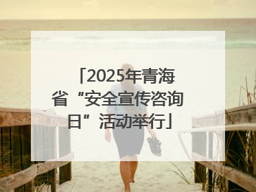 2025年青海省“安全宣传咨询日”活动举行